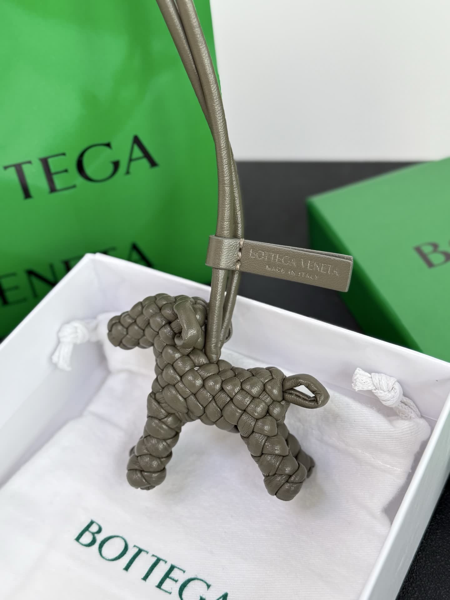 Bottega Veneta Wooly Dog Charm